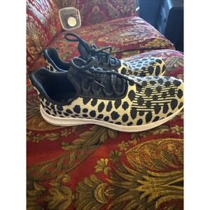 Athletic Works Womens Cheetah Leopard Polka Dot Print‎ Soft Running Shoe Size 9